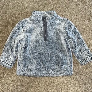 Gray fuzzy sweater